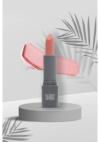 Uzun Süre Kalıcı Yoğun Renk Veren Nemlendirici Parlak Ruj - Glossy Lipstick 301 Bright Pink Çok Renkli