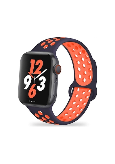 Ekılıf - Apple Uyumlu  Watch 44mm - Kordon Silikon Kordon Krd-02 - No45