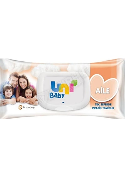3 Adet Uni Baby Islak Havlu Aile 90lı