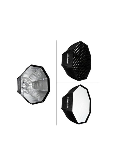 Godox - Sb-gue Octa 120cm Gridli Şemsiye Softbox Gri