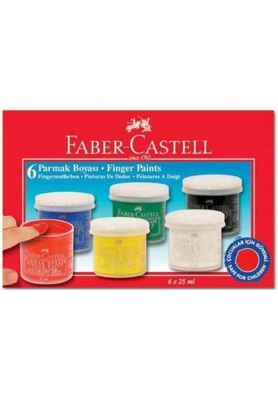 Faber-Castell Parmak Boyası 25 ML6 Renk