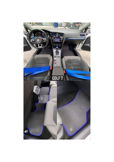 Volkswagen Golf 7 Uyumlu Akıllı Paspas Araca Özel Oto Paspas Araba Paspas Siyah