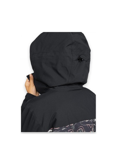 Roxy Erjtj03484 Galaxy Jk Snowboard Ceketi Siyah Kadın Mont Siyah