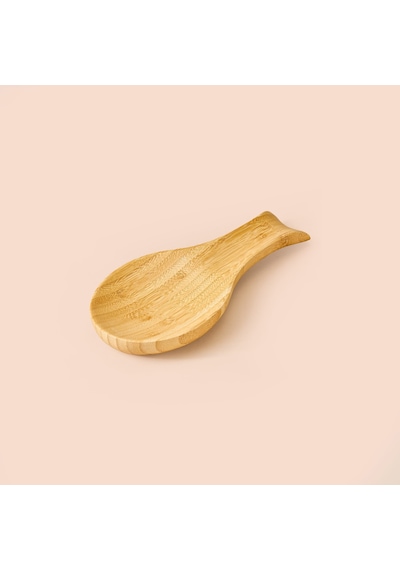 Sponi Kirli Kaşık Altlığı - Açık Kahverengi - 26,5x11,2 Cm