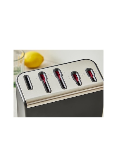 Tefal Eversharp Pro 5 Bıçaklı Entegre Otomatik Bileyicili Bıçak Seti Siyah
