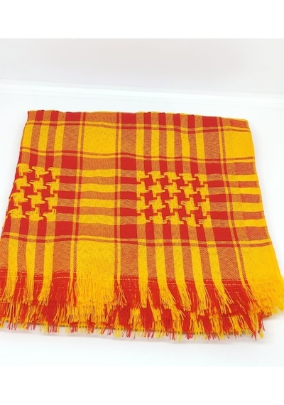 Artworkanatolia Puş 100 CM Sarı - Kırmızı Sarı