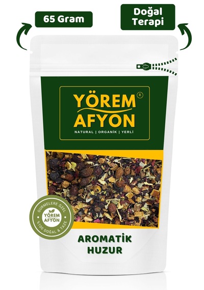 Yörem Afyon Yörelerine Özgü Aromatik Huzur Veren 9 Karışımlı Bitki Çayı 65gr.