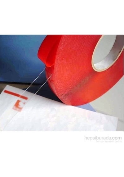 Çift Taraflı Bant 10 Mm x 5 Metre Güçlü Montaj Bandı