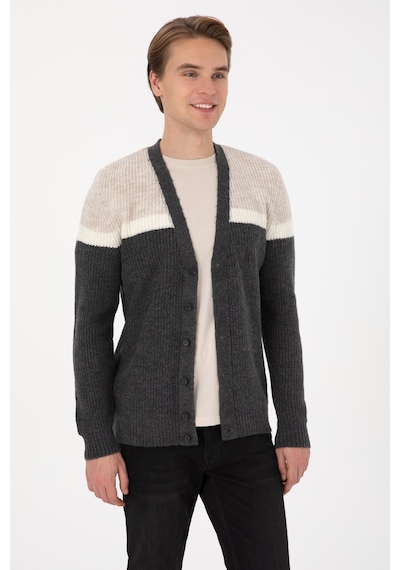 U.s. Polo Assn. Erkek Antrasit Hırka Triko 50315033-vr006 Antrasıt
