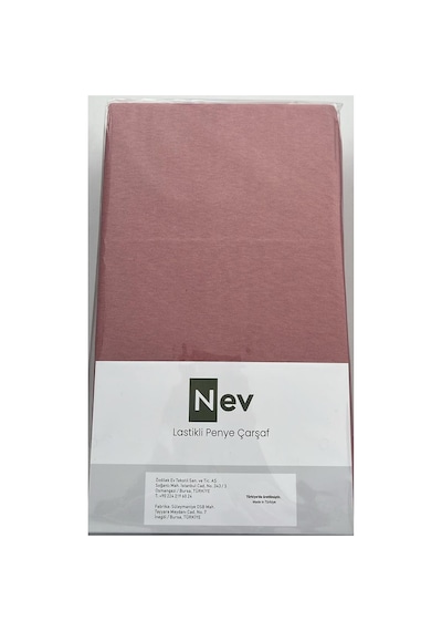 Penye Tek Kişilik Çarşaf 120x200 Koyu Mercan