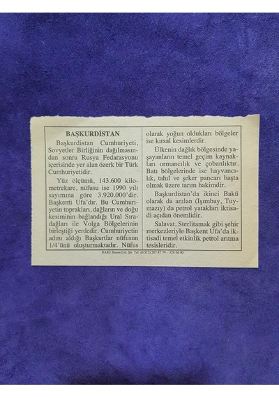 30 Ocak 2002 Takvim Yaprağı - Nostaljik Koleksiyonluk Takvim Yaprağı