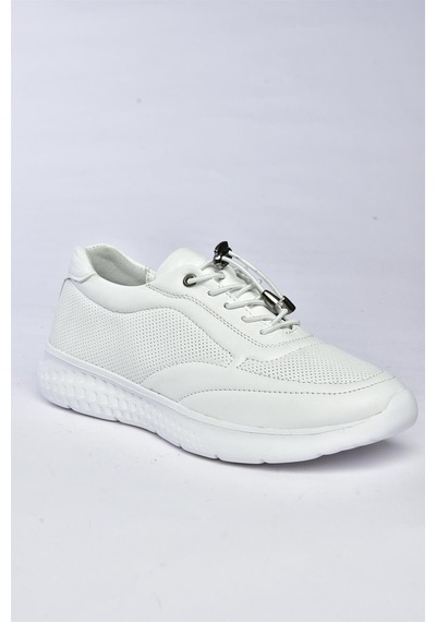 Fox Shoes P540502403 Beyaz Hakiki Deri Kadın Spor Ayakkabı Beyaz - Hakiki Deri