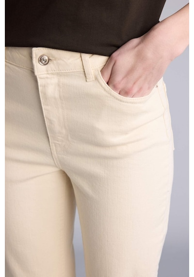 Defacto Comfort Straıght Yüksek Bel Bilek Boy Jean Pantolon F0064ax26smnm86 Ekru-nm86