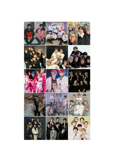 Bts 4 No -kpop- 15 Li Fotokart Seti