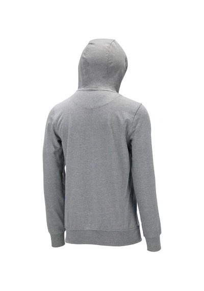 Shinzone Erkek Standart Fit Kapüşonlu Baskılı Cepli Koyu Gri Sweatshirt 001