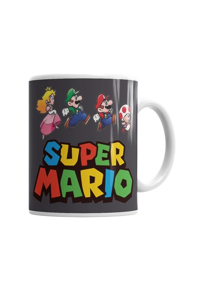 Süper Mario Kupa Bardak Porselen No33764 Karışık