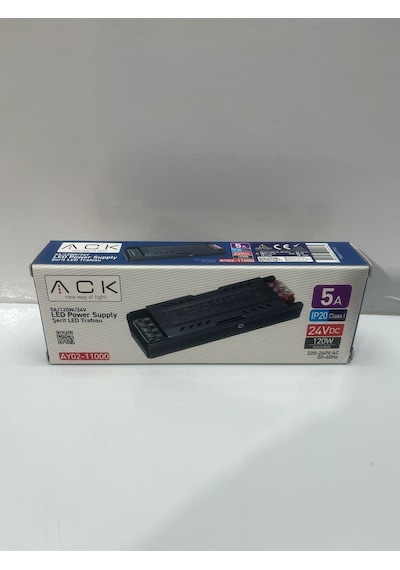 Ack 24v 5 Amper 120 W Slim Led Trafosu Ay02-11000 Seçenekler
