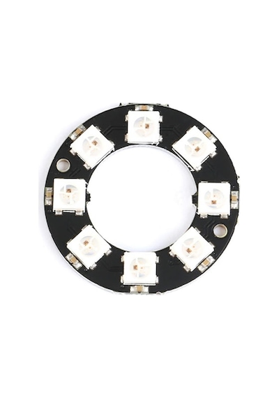 Alkatronik-8 Bit Neopixel Halka Ring Ws2812B 5050 Rgb Led Modül Full Color
