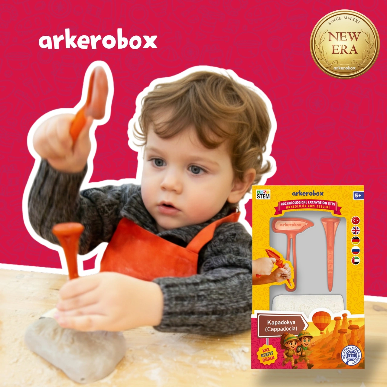 Arkerobox Kapadokya Cappadocia New Era Eğitici Kazı Seti