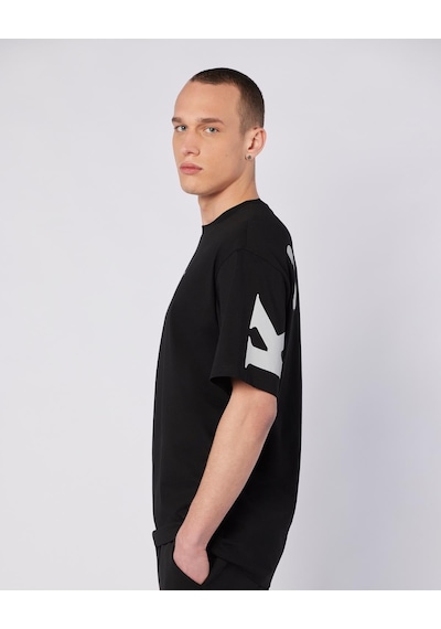 Kappa Jose Tee Erkek Siyah Regular Tişört