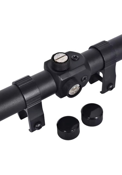 4x20 Nikula Tek Göz Hedef Dürbün 11mm Ayak Siyah