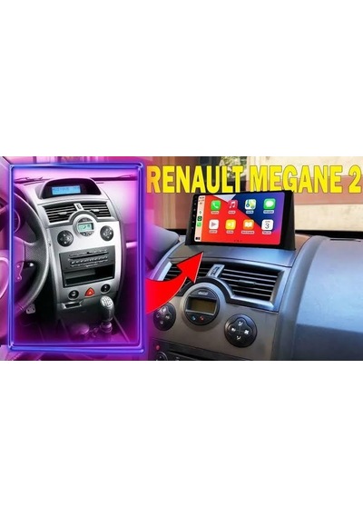 Renault Megane 2 Android Teyp Çerçeve 9 Inch - Soket - Canbus