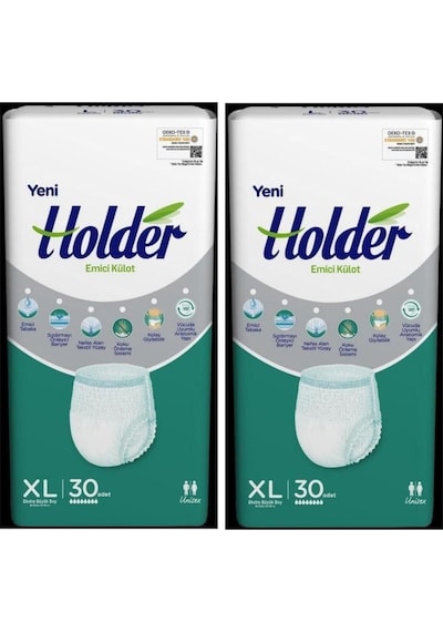 Holder Emici Külot Yetişkin Hasta Bezi X Large 30 X 2 Adet Diğer