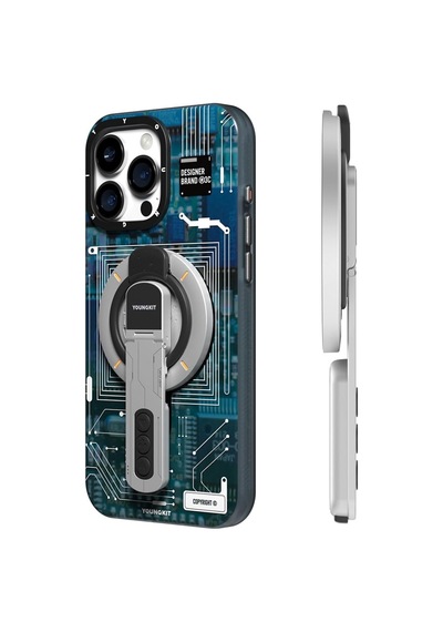 Technology Serisi Telefon Ve Tabletler İçin Magnetik Ring Stand Beyaz