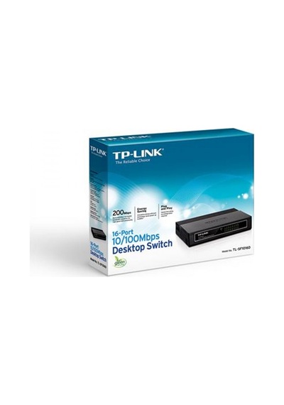 TP-LINK TL-SF1016D 16 PORT 10/100 FAST ETHER  ET DESKTOP SWITCH
