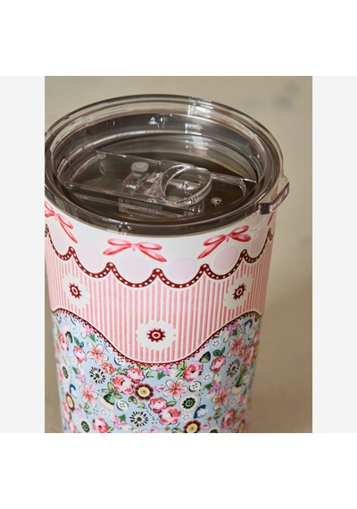 Pembe Paslanmaz Çelik Kupa 375 Ml