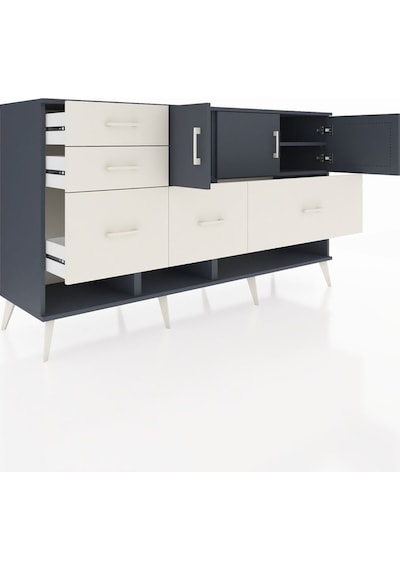 Hyperion Konsol 3 Raflı 5 Çekmeceli 3 Kapaklı 176x44x99 Antrasit- Antrasit-antrasit/aytaşı Hyperion Konsol 3 Raflı 5 Çekmeceli 3 Kapaklı 176x44x99 Antrasit- Antrasit-antrasit/aytaşı