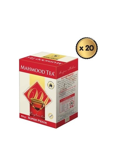 Mahmood Tea Super Pekoe Seylan Çay 400 Gr 20 Paket 1 Koli