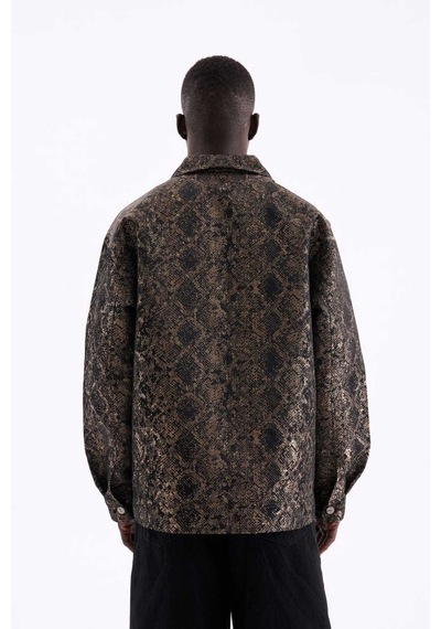 Oversize Jacket Kahverengi