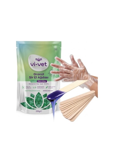 Vi-Vet Azulen Granül Sir El Ağdası 250 G + Eldiven + Spatula