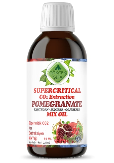 Gökçek Şifa Nar Süperkritik Mix Yağı 50 ML