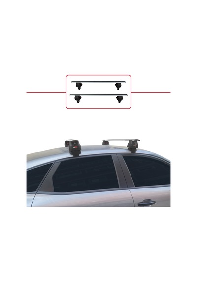 Citroen C4 2020 Ve Sonrası İle Uyumlu Ace-4 Ara Atkı Tavan Barı Gri