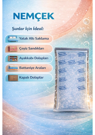 Nem Rutubet Korozyon Buhar Terleme Çekici Alıcı Tutucu Giderici Önleyici 1 Paket 250 Gr