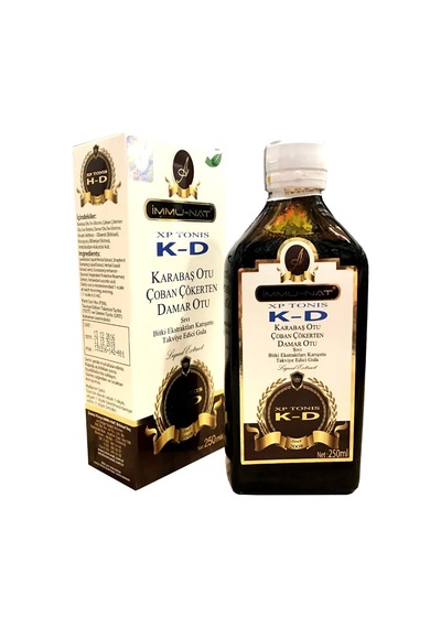 İmmunat Xp Tonis K D Karabaş Otu - Çoban Çökerten - Damar Otu 250 ML