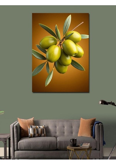 Kanvas Tablo Zeytin Dalı Doğallığı 100cmx140cm