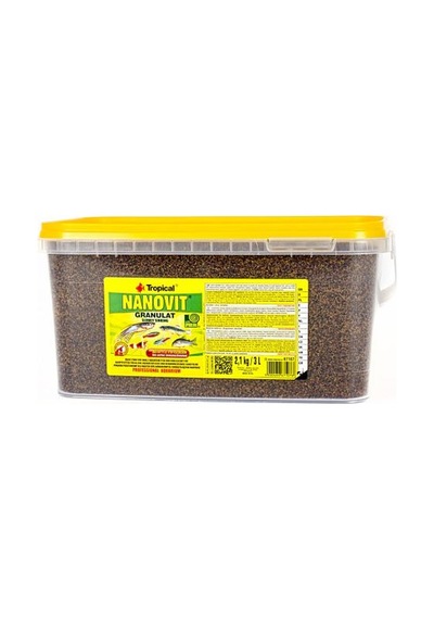 Tropical Nanovit Ganulat 3Lt/2.1Kg