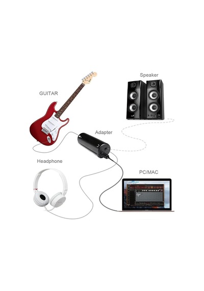 İrig Ik Multimedia Amplitube İrig iPhone , Apple Uyumlu iPad , İpod , Mac