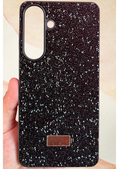 Samsung Galaxy S26 Plus Yıldız Tozu Premium Siyah Silikon Kılıf