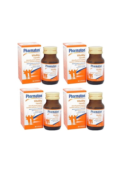 Pharmaton Vitality 30 Kapsül 4 Adet
