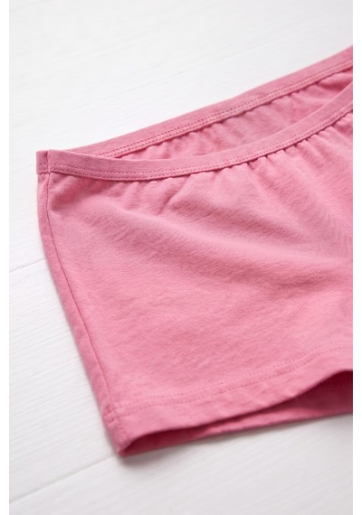 Öts Kız Çocuk 5 Li Pamuklu Boxer Günlük Rahat Kesim 8210-5 Pembe