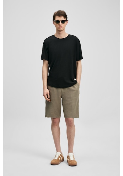 Lufian Junya Erkek T-shirt 111020312 Siyah