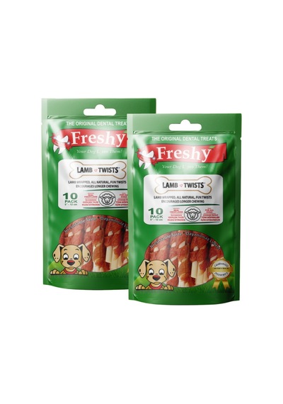 Freshy Lamb Twists Kuzulu Burgu Çubuk 20'li 2 x 200 G