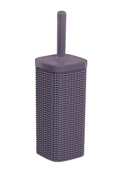 Rattan Wc Klozet Temizleme Fırçası - Antrasit Renkli