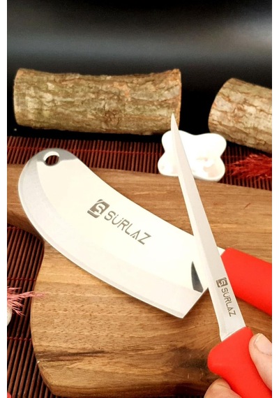Sürlaz 2 Parça Fileto Bıçağı Salata Bıçağı Bıçak Seti
