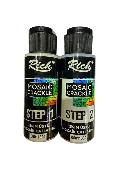 Resim Üstü Mozaik Çatlatma Step1 Step2