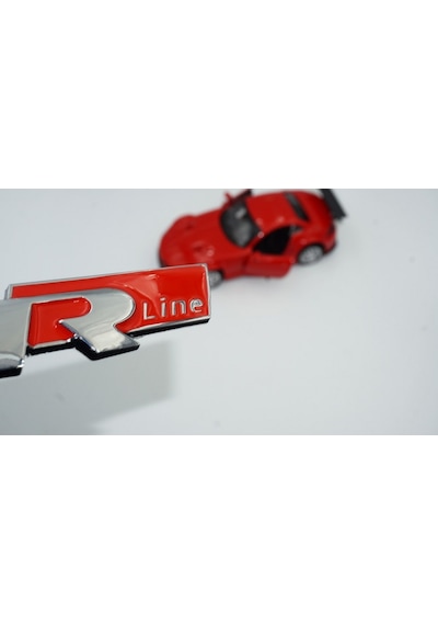 Volkswagen R Line Ön Panjur Izgara Vidalı 3D Krom Metal Logo (548706042)